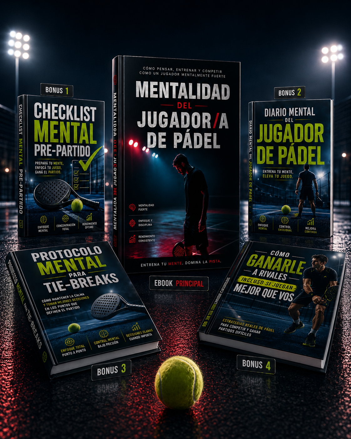 Mentalidad del jugador/a de Padel + 4 bonos de Regalo