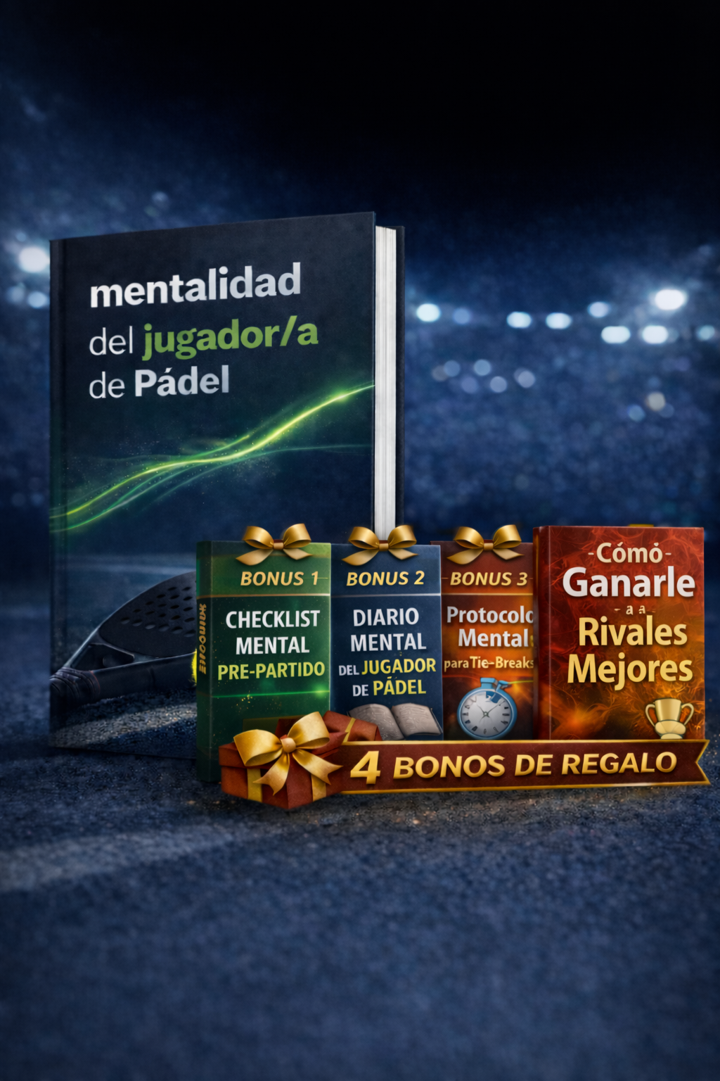 Mentalidad del jugador/a de Padel + 4 bonos de Regalo